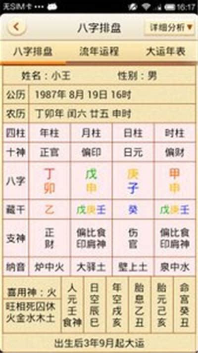 免費算流年|八字流年